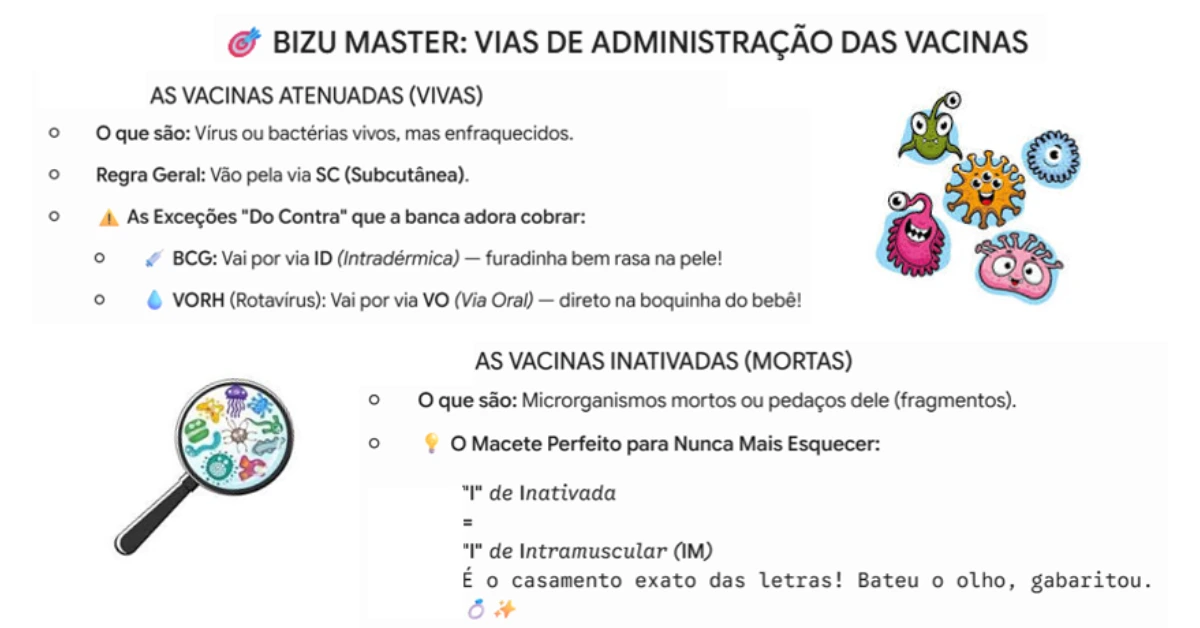 Conheça as vias de administração das vacinas.