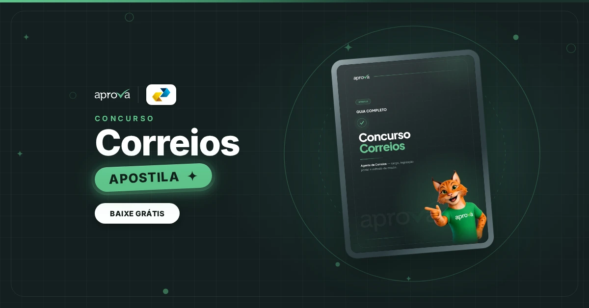 Apostila Correios: o que estudar, como é a prova, os cargos e a rotina ideal de estudos