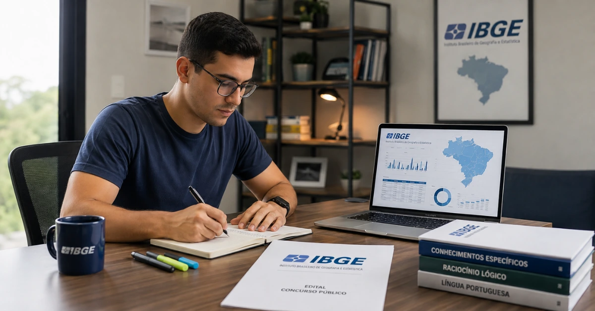Como estudar para o IBGE: 7 passos essenciais