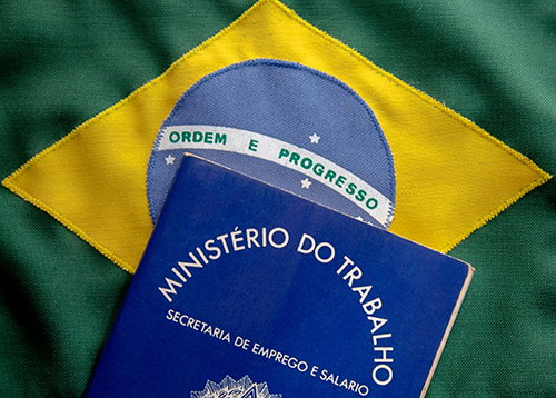 bandeira do brasil carteira de trabalho