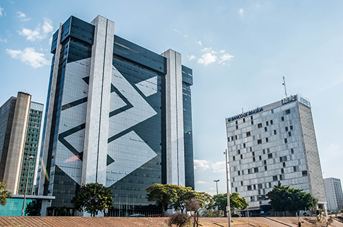 fachada do banco do brasil