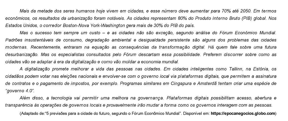 questão de português da FCC