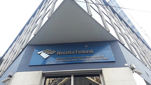 Fachada da receita Federal