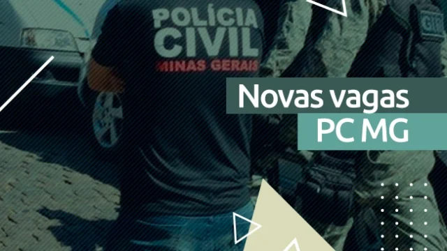 Concurso PC MG: 1.514 vagas solicitadas para a Polícia Civil de Minas Gerais