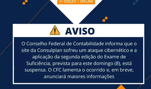 Exame CFC: prova suspensa!