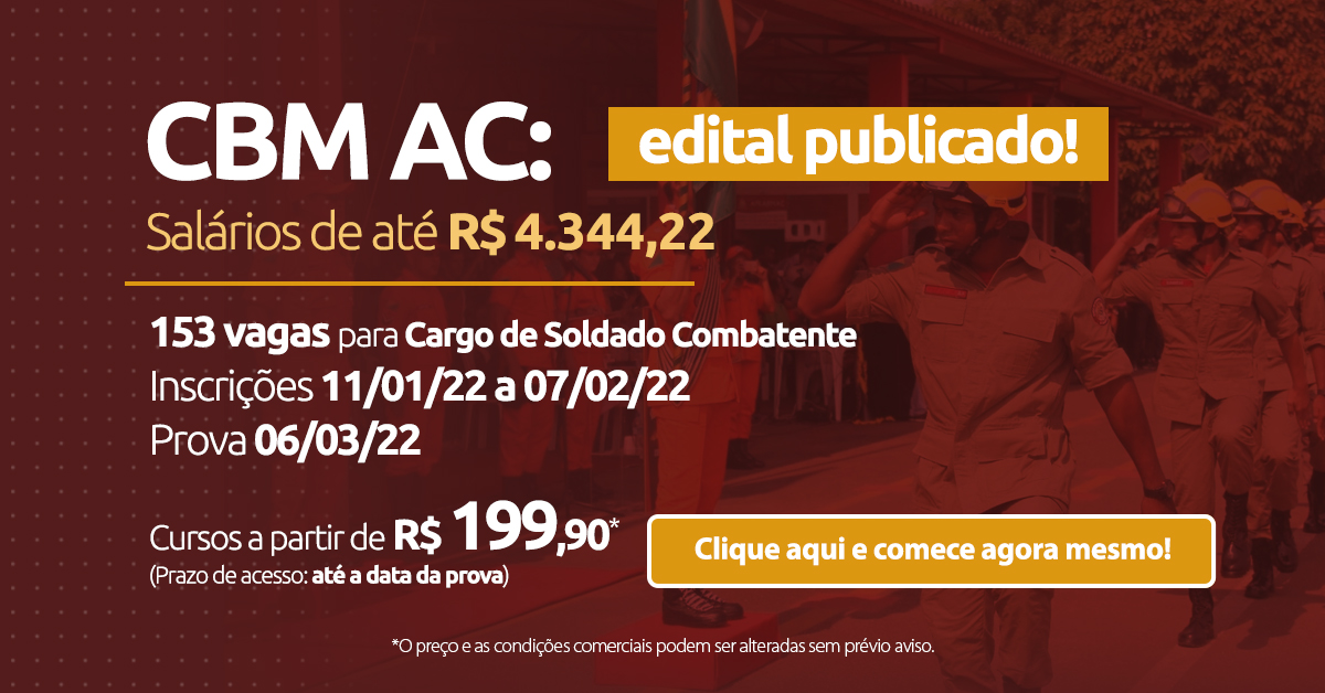Concurso CBM AC