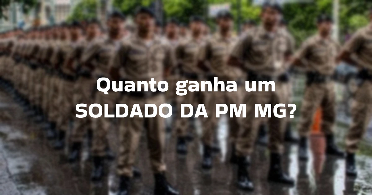 soldados da pm mg enfileirados