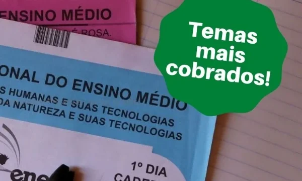 Descubra os assuntos mais cobrados no ENEM e prepare-se!
