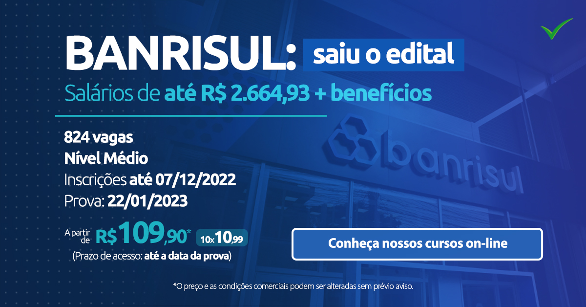 banrisul concurso