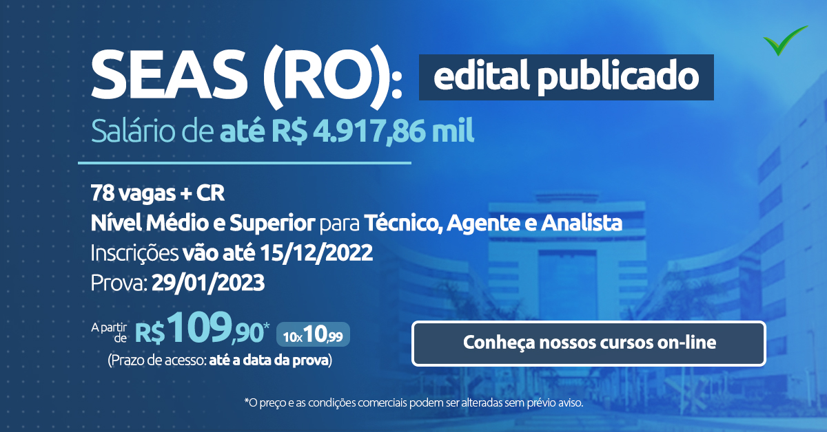 Concurso SEAS RO