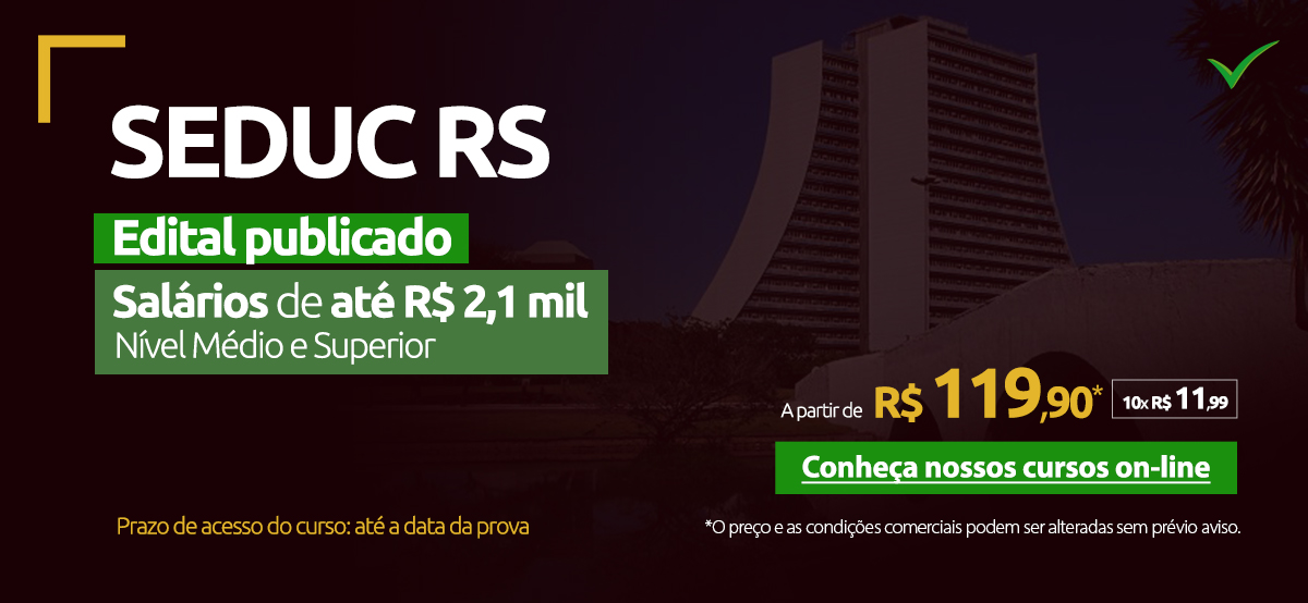 Concurso SEDUC RS