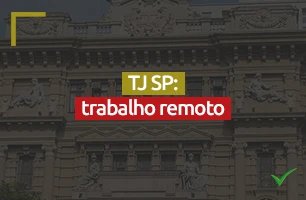 Aprovados do concurso TJ SP poderão trabalhar de maneira remota