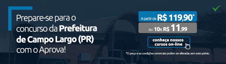 Concurso da Prefeitura de Campo Largo