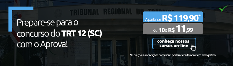 Concurso TRT 12 SC
