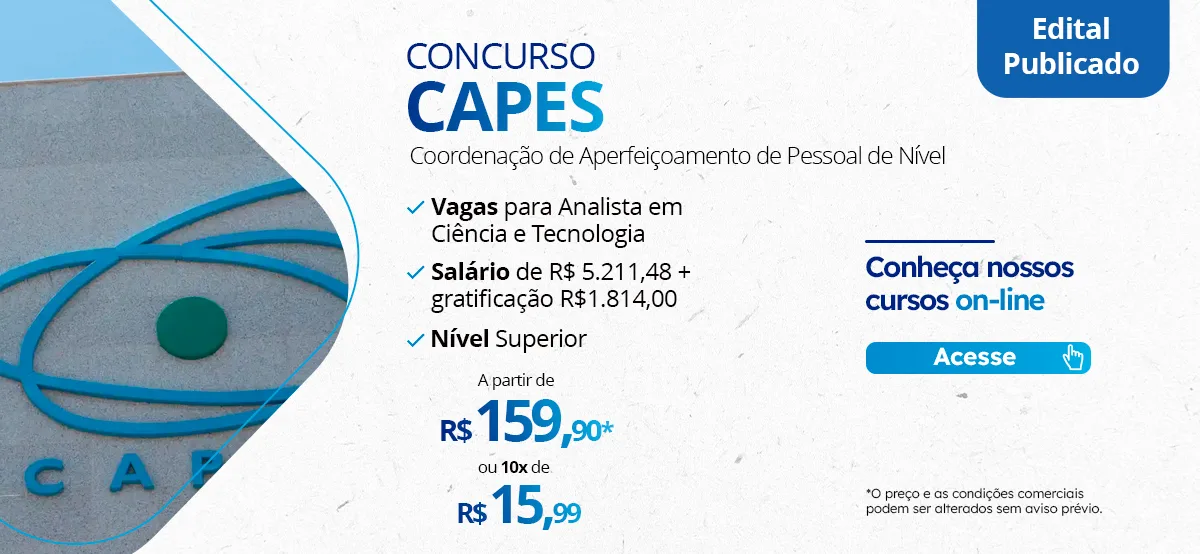 Concurso Capes 2024 