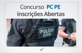 Concurso PC PE: Provas começam a ser aplicadas neste DOMINGO (25/02)!