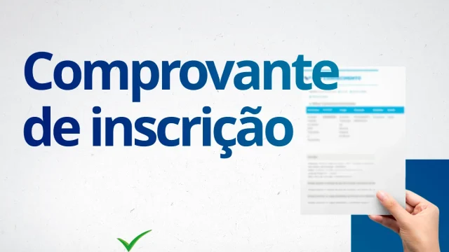 Comprovante de inscrição: Concurso Finep