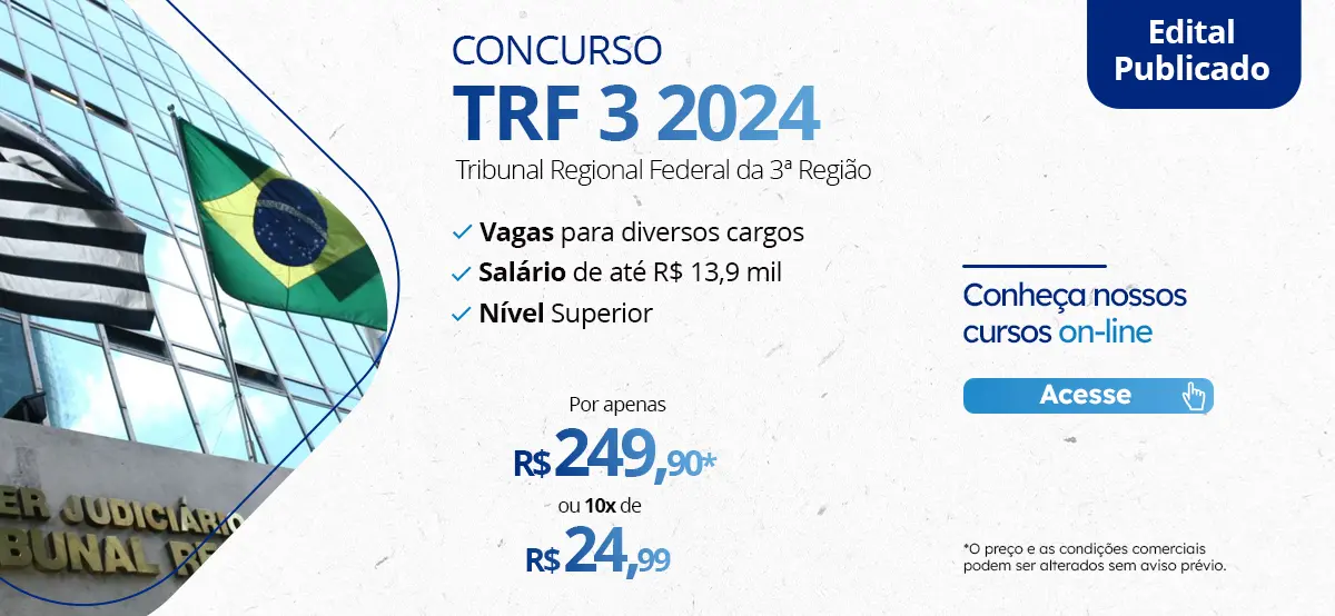 concurso trf 3 2024