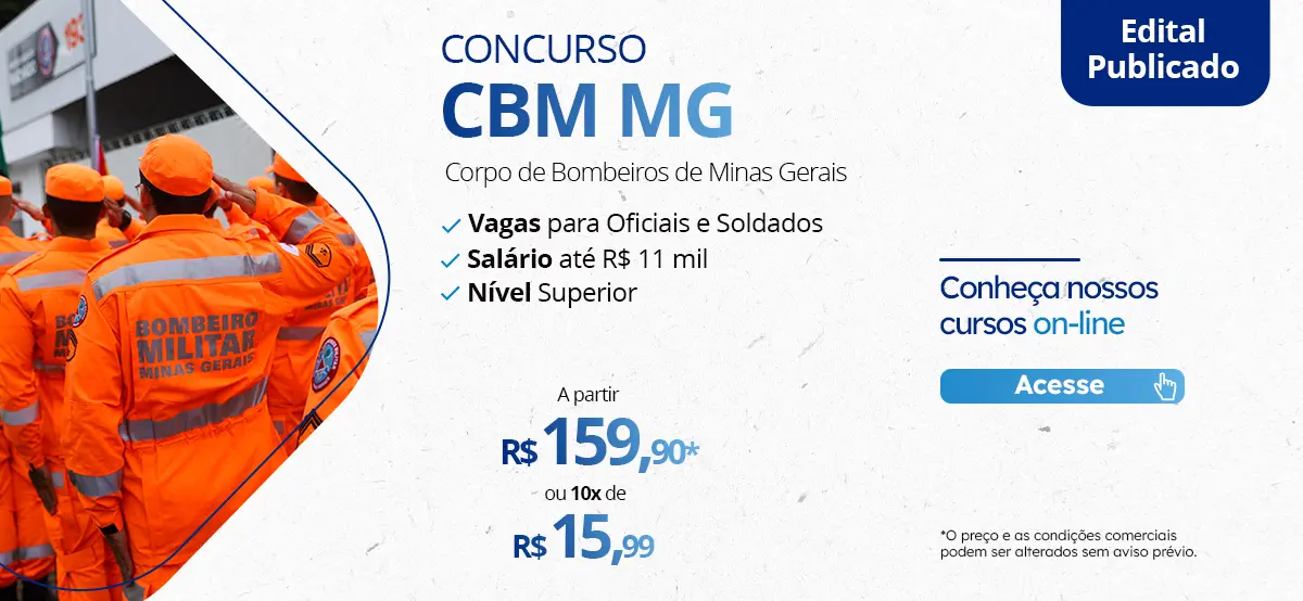 concurso cbm mg