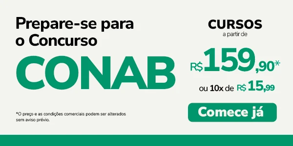 Concurso CONAB 2026: SAIU o resultado FINAL. Consulte aqui