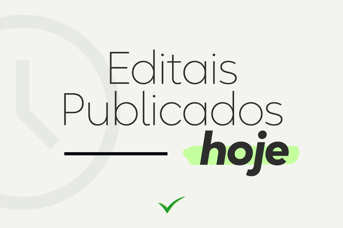 Notícia: Editais publicados: Fique por dentro e não perca a chance de ter em mãos as principais informações. Acesse nosso blog!