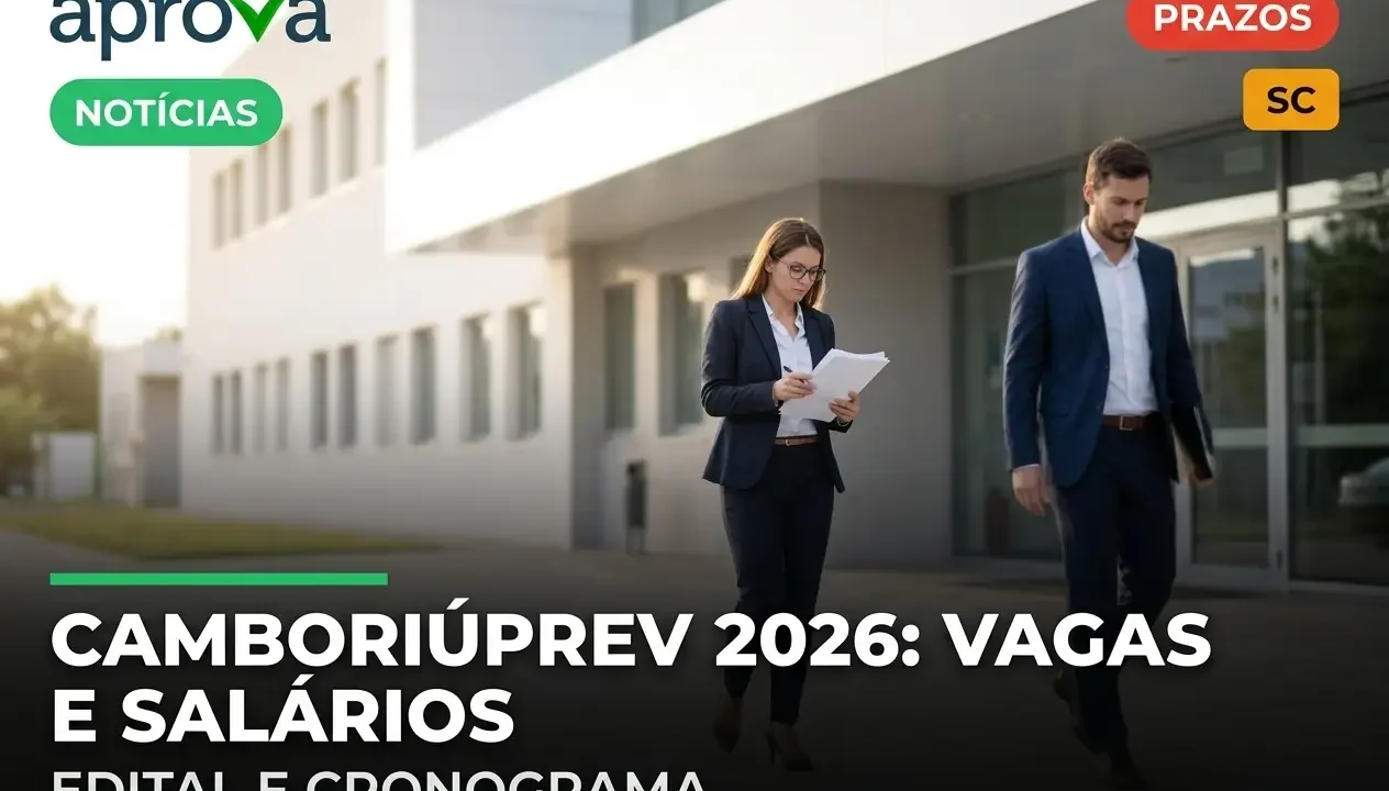 Concurso CAMBORIÚPREV SC: Edital Aberto com Salários de Até R$ 6 Mil