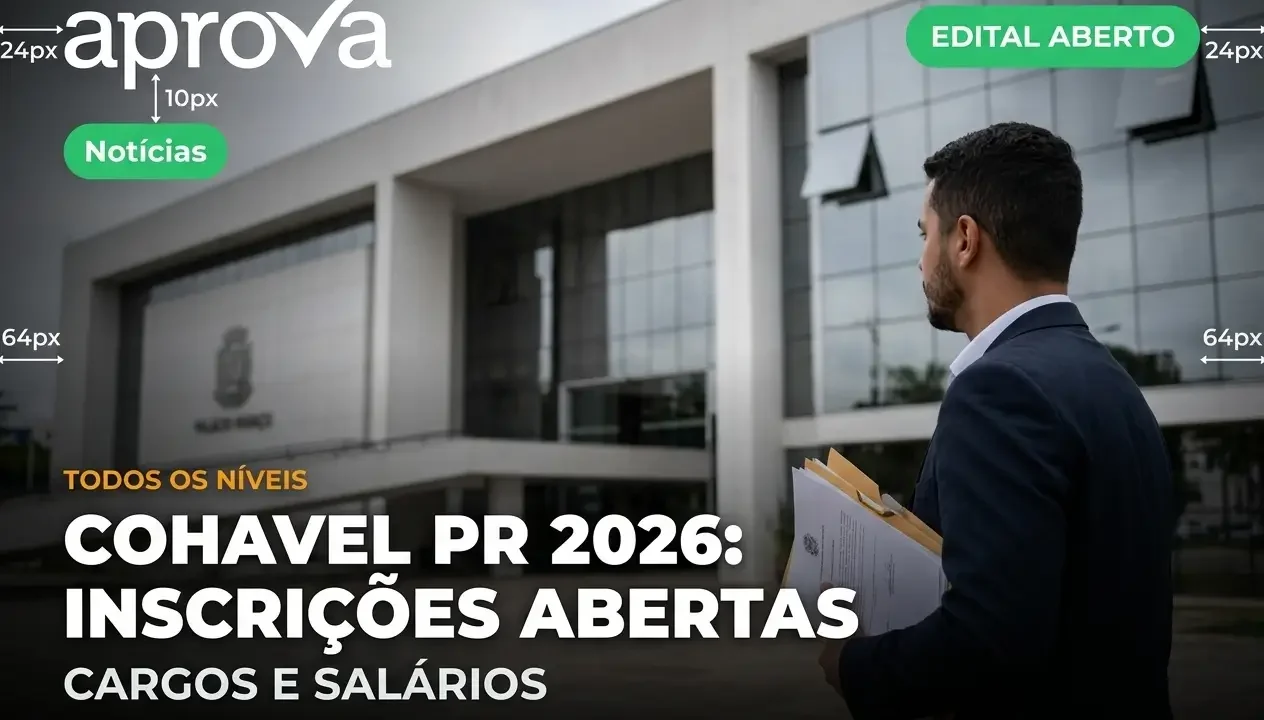 Edital Concurso COHAVEL PR: Inscrições Abertas!