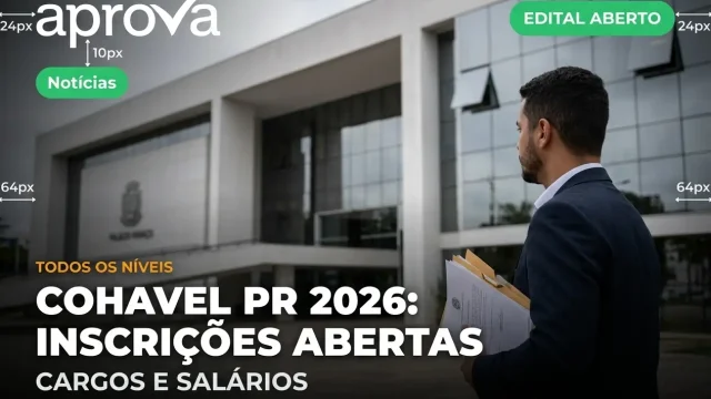 Edital Concurso COHAVEL PR: Inscrições Abertas!