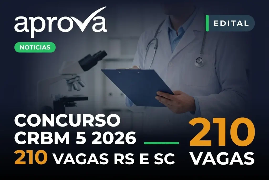 Concurso CRBM 5 2026: Edital, Vagas, Salários e Prazos