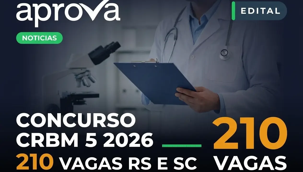 Concurso CRBM 5 2026: Edital, Vagas, Salários e Prazos