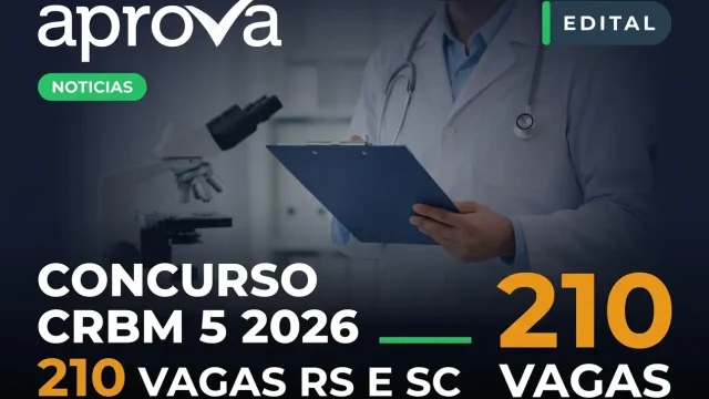 Concurso CRBM 5 2026: Edital, Vagas, Salários e Prazos