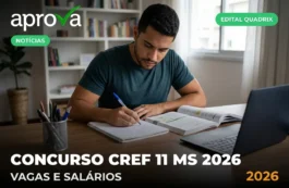 Concurso CREF 11 MS 2026: Edital Publicado com Salários até R$ 6.474,71