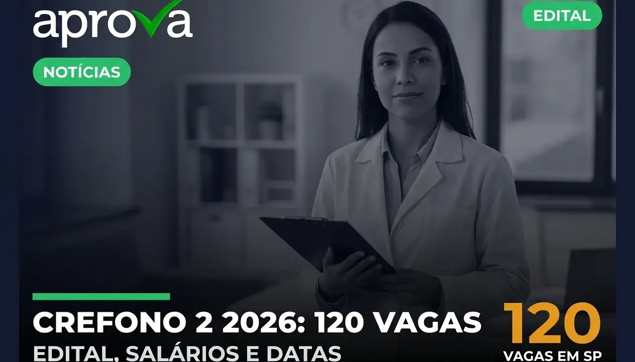 Concurso CREFONO 2: Edital em São Paulo com 120 Vagas