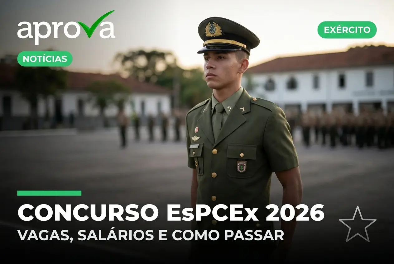 Jovem em uniforme militar na formação do Exército, 2026