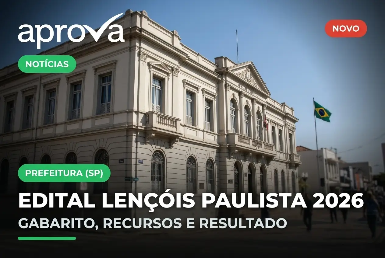 Notícia: Provas do Concurso Prefeitura de Lençóis Paulista SP realizadas! Veja salários, próximos passos e prazos de recursos.