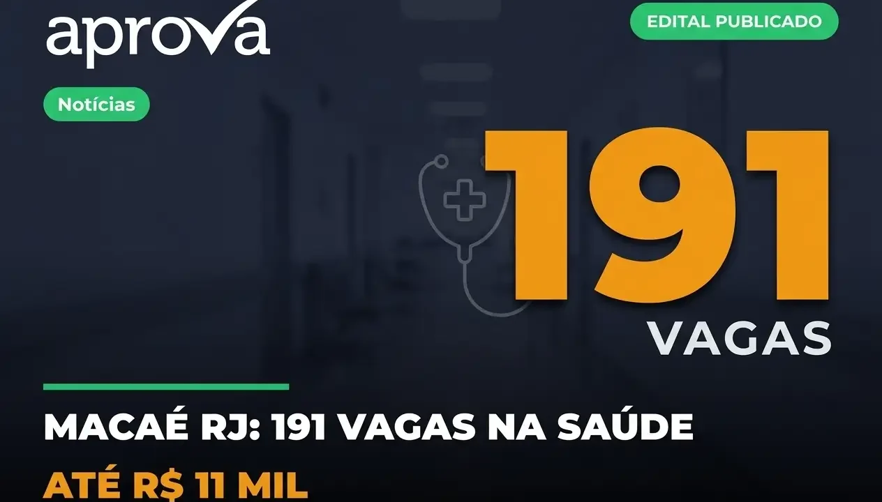 Concurso Macaé RJ: inscrições abertas com salários de R$ 11 mil