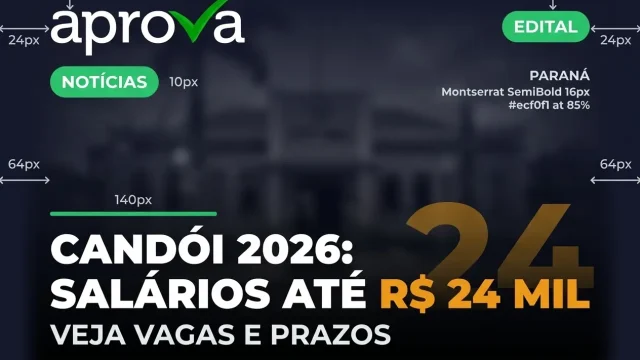 Concurso Prefeitura de Candói PR 2026: Vagas com Salários até R$ 24 Mil!