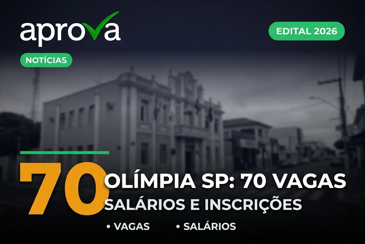 Educação financeira em Olímpia SP: vagas de emprego 2026