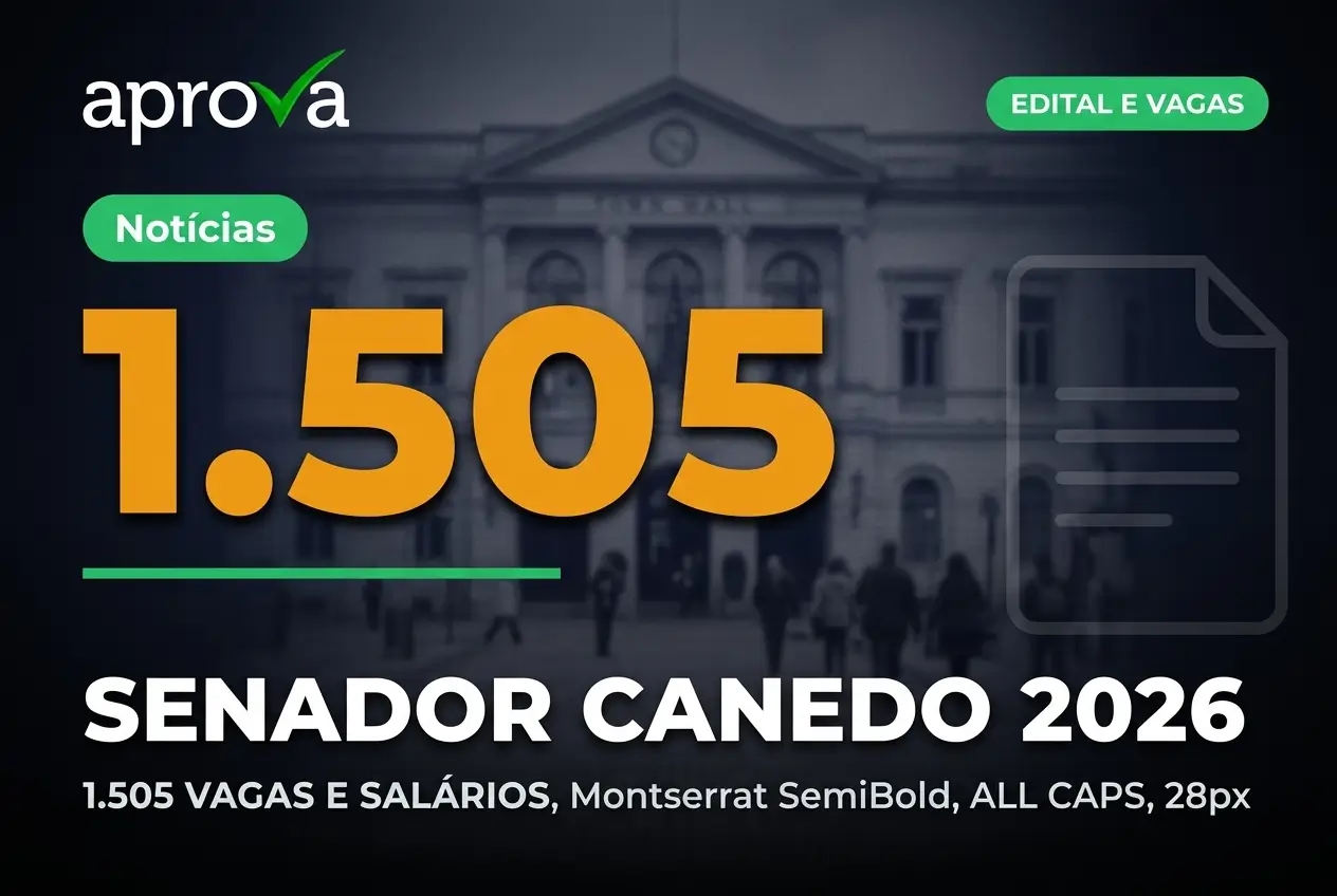 1.505 vagas em Senador Canedo 2026, oportunidades de emprego