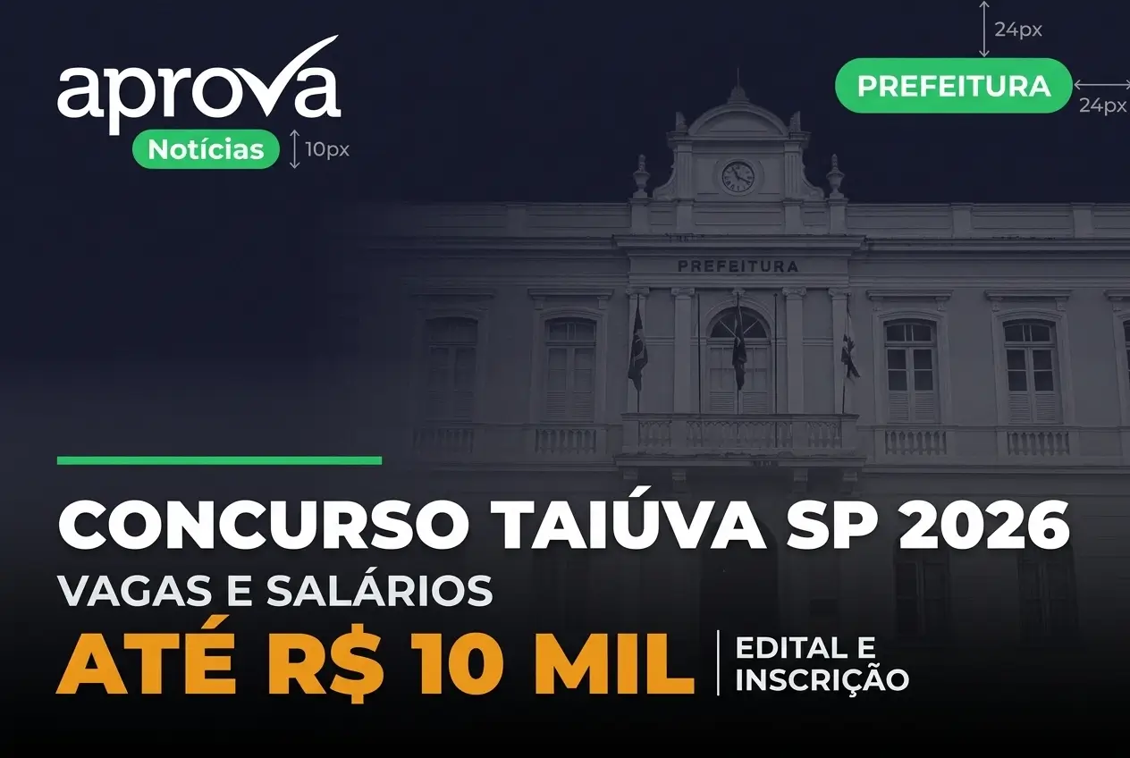 Notícia: Itapecerica da Taiúva SP 2026? Confira as vagas reais em Taiúva e Itapecerica da Serra. Salários de até R$ 10 mil!