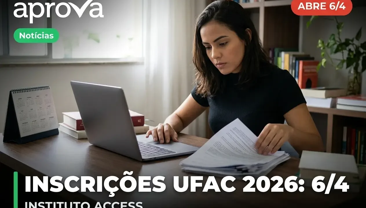 Concurso UFAC 2026: edital com salários de até R$ 5,2 mil