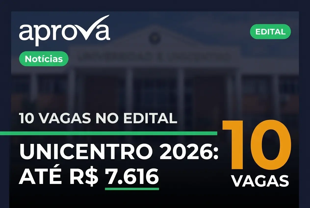 Educacao financeira UNICENTRO 2026: 10 vagas disponíveis