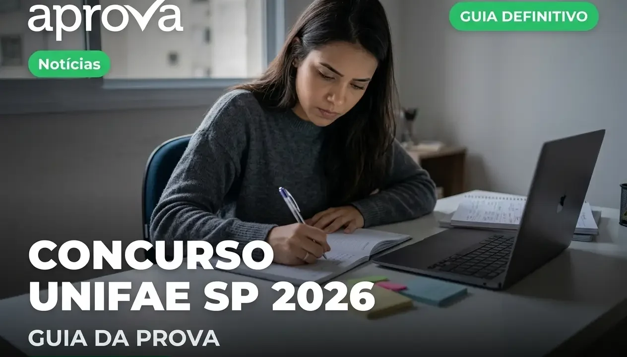 Concurso UNIFAE SP 2026: Reta Final, Dicas e Salários de até R$ 5,1 Mil