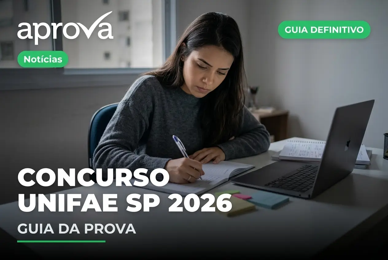 Notícia: Vai fazer as provas do Concurso UNIFAE SP 2026 em maio? Veja o calendário, salários, cargos e dicas de ouro para a reta final de estudos!