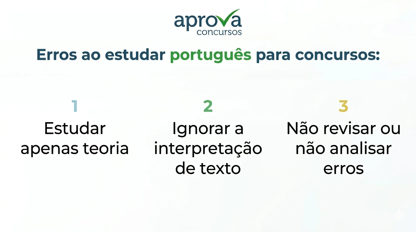 Estude português para concurso do jeito certo Estude português para concurso do jeito certo