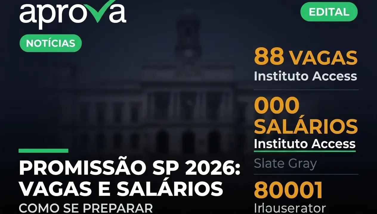 Concurso Prefeitura de Promissão SP 2026: Inscrições Encerradas e Provas em Junho!