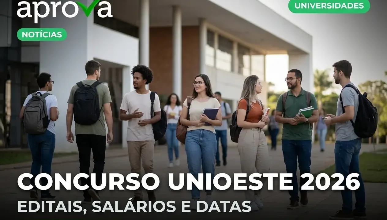 Concurso UNIOESTE 2026: Vagas Temporárias com Salários de até R$ 7,6 Mil!
