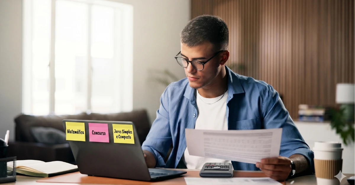 Notícia: Aprenda como estudar matemática para concurso do zero! Descubra os assuntos mais cobrados, o melhor método de estudo e como vencer o bloqueio.