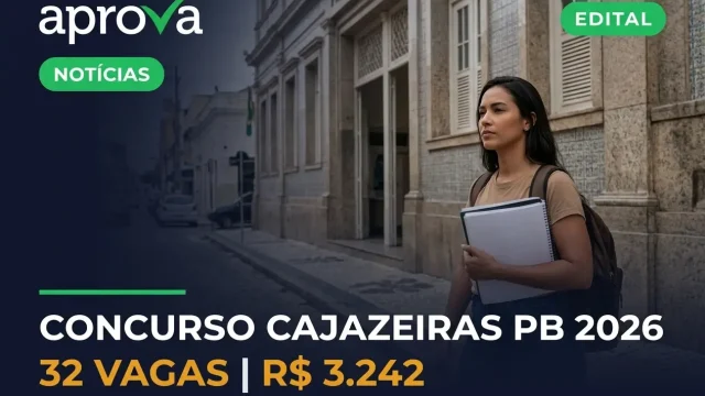 Concurso Prefeitura de Cajazeiras PB 2026: Edital com 32 Vagas para Agente!