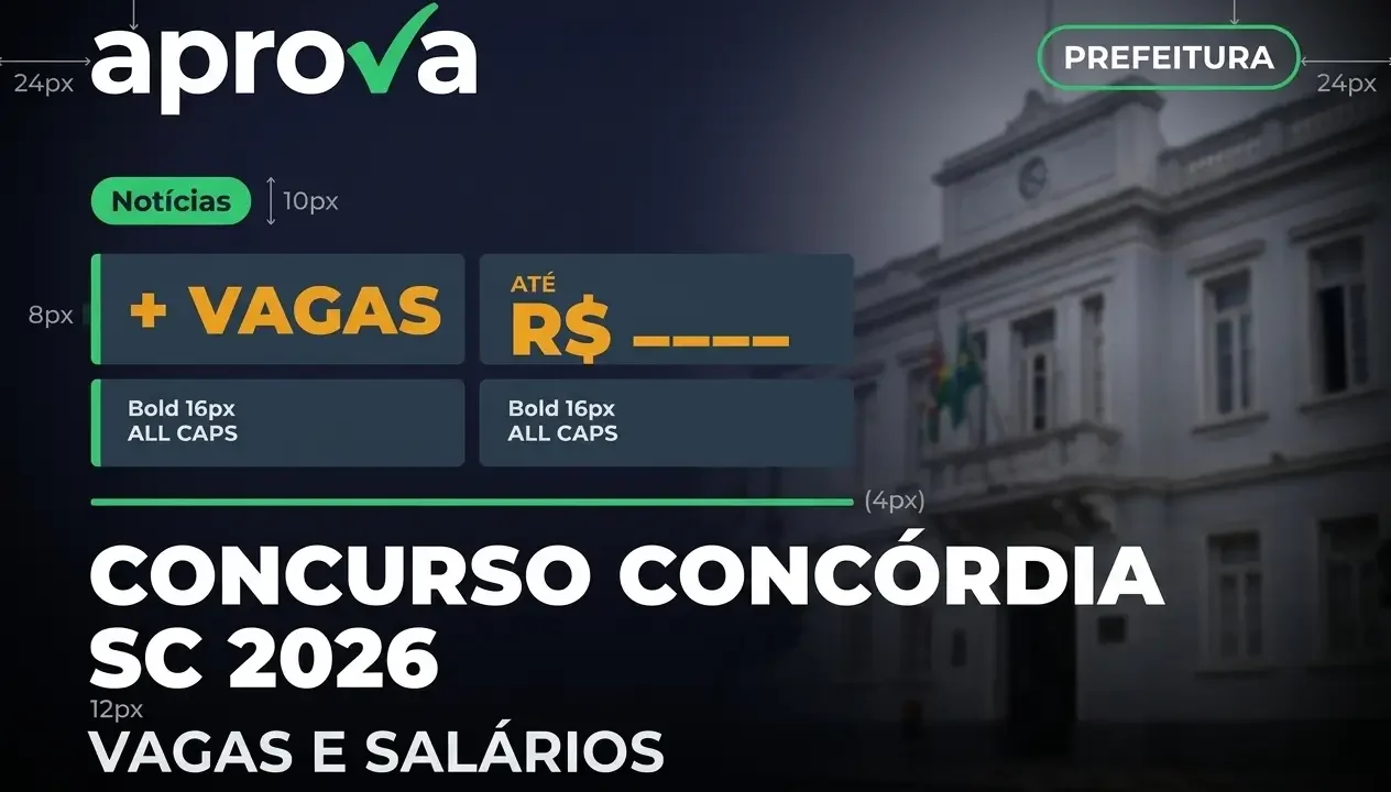 Concurso Prefeitura de Concórdia SC 2026: Edital FEPESE com Vagas na Saúde!